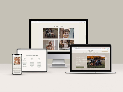Web Design for Photographer – Carly Lynne Brand and Web Design