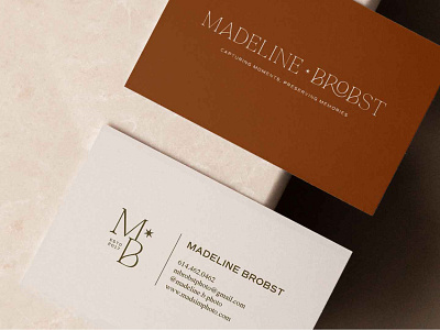 Minimal Business Card Design for Photographer