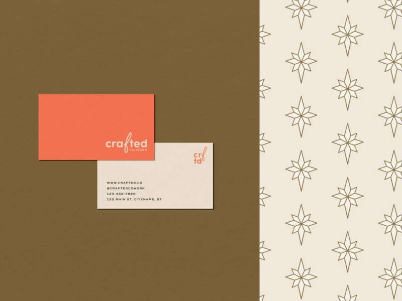 Print and pattern design for women's coworking space by Kylie Buss on