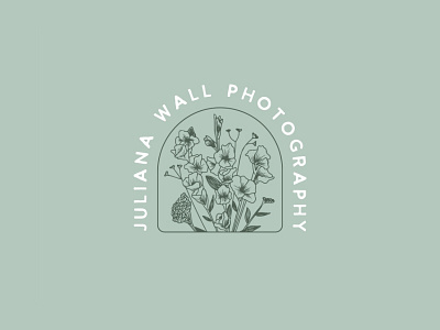 Logo design for wedding photographer brand brand design brand identity branding design feminine design floral floral illustration floral pattern illustration logo logotype photography branding wedding photographer