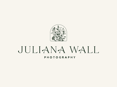 Custom logo design for wedding photographer