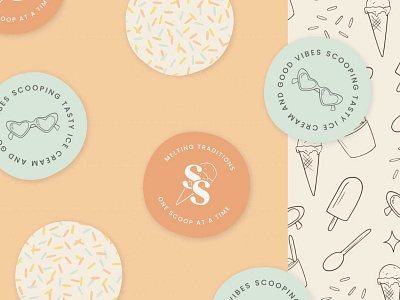 Social Scoopz Brand and Pattern Design