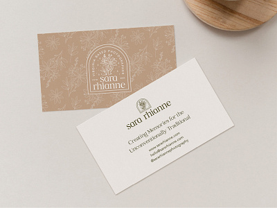 Business card design for wedding and elopement photographer