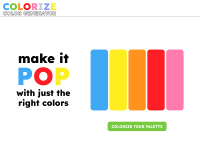 Colorize design graphic design