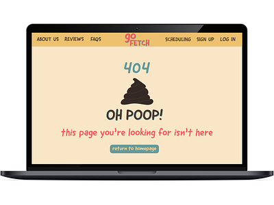 Go Fetch 404 Page