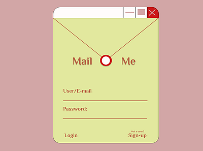 Mail.Me - Daily UI Challenge #1 challenge dailyui email figma ui