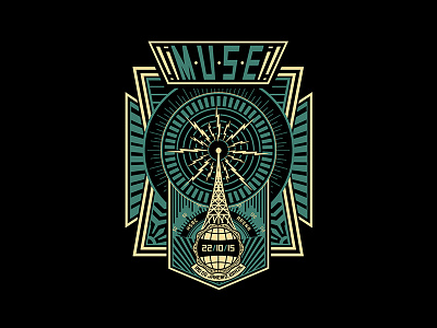 Muse - Transmission apparel band design fashion graphic tee illustration merch merchandise design muse poster tshirt vector