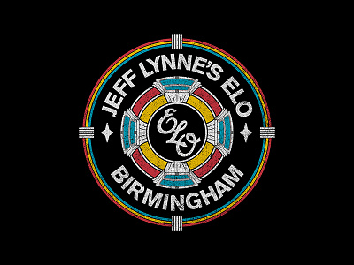Jeff Lynne's ELO - UFO apparel band design fashion graphic tee illustration merch merchandise design retro tshirt ufo vintage