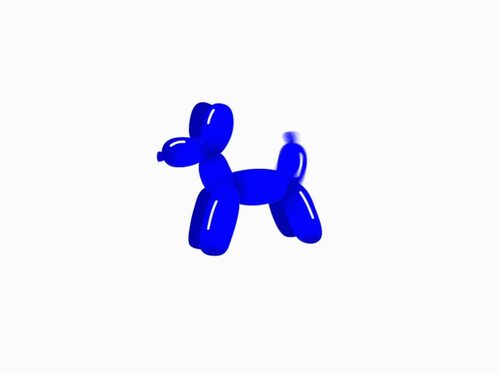 Balloon Dogo animal animated gif animation balloon dog flat fun gif illustraion minimal