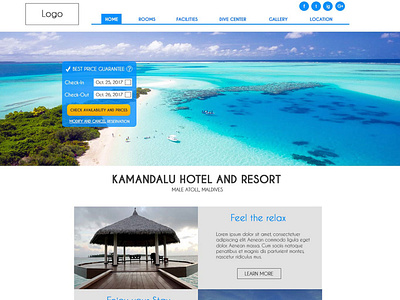 Hotel Website Template