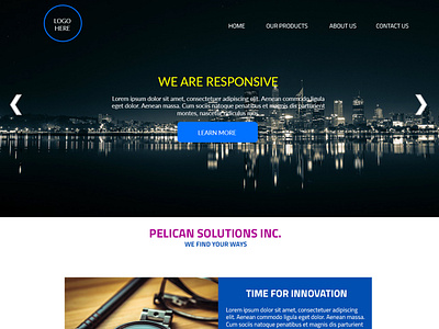 Technology Web Template