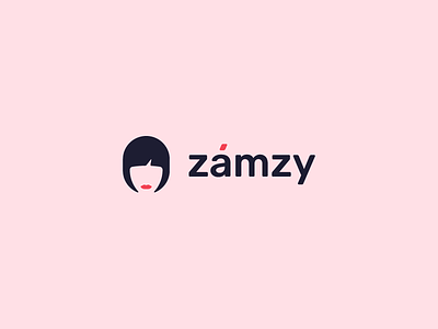 Zamzy beauty girl hair lips magazine woman