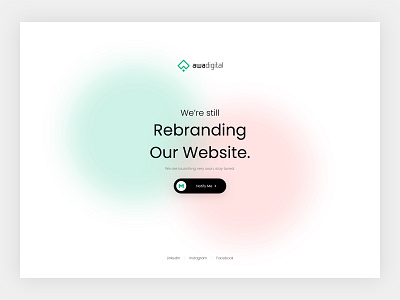 Website Rebranding UI