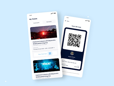 Event Ticket App UI