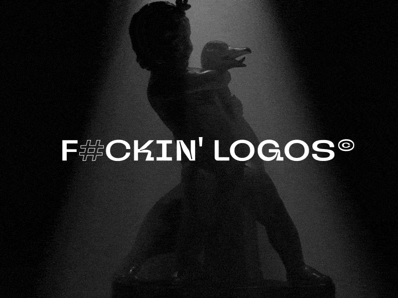 F#ckin` Logos IV behance black branding design lettering logo logofolio monochrome motion ukraine war white