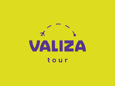 Valiza Tour branding flight logo tourism tours travel typography