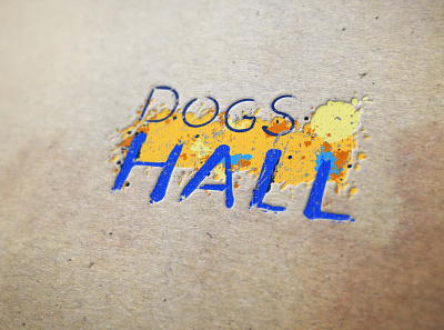 Logo for "Dogs Hall" design illustration logo vector