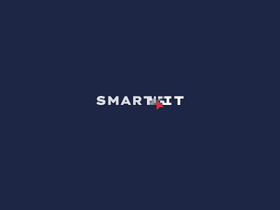 Redesigned logo "Smart IT" design logo vector
