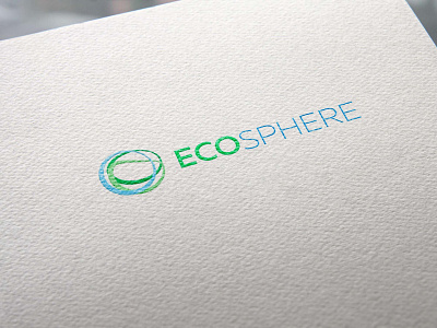 "Ecosphere" logo concept branding design logo vector