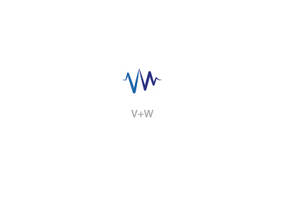 "V+W" letter logo concept design graphic design vector
