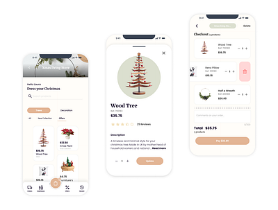 Christmas App 🎅🏻 design produc design ui ux