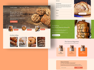 Bakery E Commerce design produc design ui ux