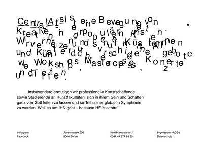 Typo destruction art interactive typography