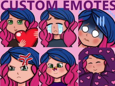 Moccagaming Twitch Emotes Part 1 design emotes graphic design illustration twitch vector