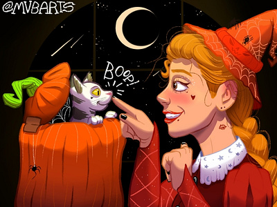 Noche de Calabazas argentina children childrensbook halloween ill illustration ilustración kidsbooks krita