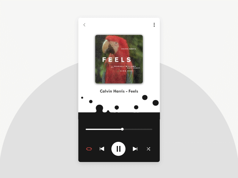 Music app | UI animation