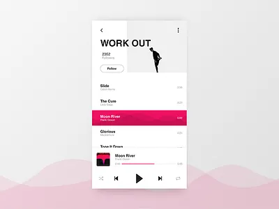 Music Player - Daily UI challenge 009 app application challenge coffee daily dailyui design illustration musicplayer smartui thebeeest ui