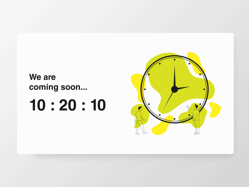 Countdown Timer - Daily UI challenge 014 100daysofchallenge aftereffects animation challenge clock countdown daily dailyui illustration minimal motion thebeeest