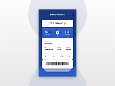 Boarding pass - Daily UI challenge 024 100daysofchallenge boarding challenge dailyui pass thebeeest ticket travel ui ux