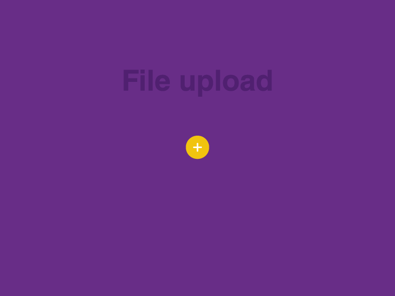 File upload - Daily UI challenge 031 challenge dailyui draganddrop interaction microinteraction minimal ui ui challenge upload ux