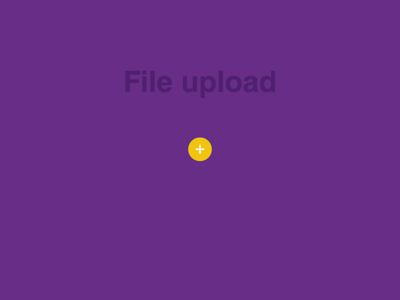 File upload - Daily UI challenge 031