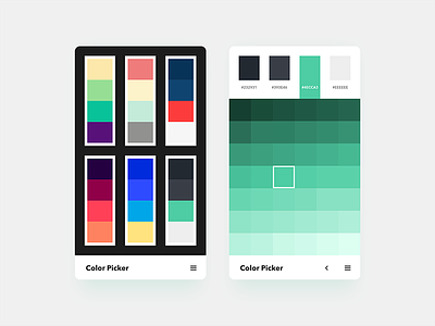 Color Picker - Daily UI challenge 060 challenge color colorpicker dailyui dark design flat gradient minimal product ui ux