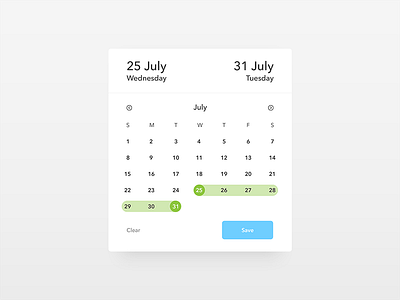 Date Picker - Daily UI challenge 080 button dailyui date date picker interface minimal trending ui ux web