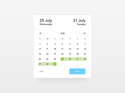 Date Picker - Daily UI challenge 080