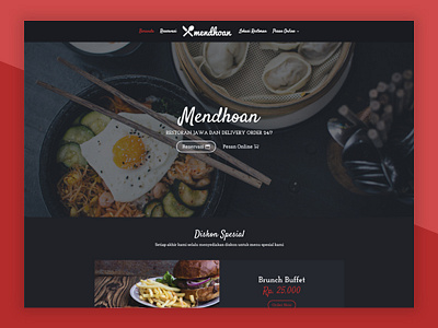 Traditional Restaurant Website.