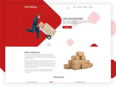 Delivery Website designs themes templates and downloadable graphic