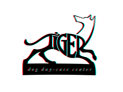 Tiger dog day-care center Logo