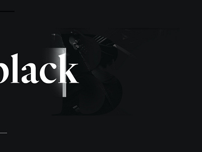 Dark is always b beautiful black dark graphic quarto white