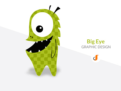 Big Eye app character company design eye graphic illustration it kids minimal monster vector