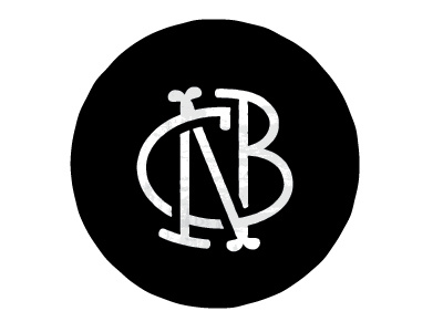 CNB Carpentry bw carpentry circle logo monogram