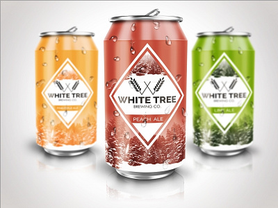 Peach , Lime And Pineapple Ale and lime ale branding packaging peach pineapple