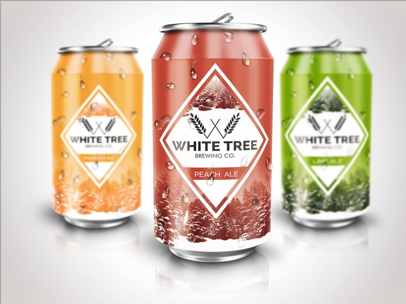 Peach , Lime And Pineapple Ale by Finnian Wisdom on Dribbble