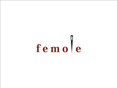 Femole branding fashion logo middle