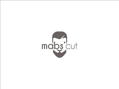 Mabs'cut barber barbers shop branding haircut logo