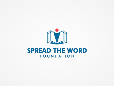 Spread The Word Foundation bible book branding foundation logo spread