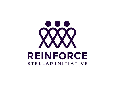 Reinforce Stellar Initiative branding connection logo love reinforce